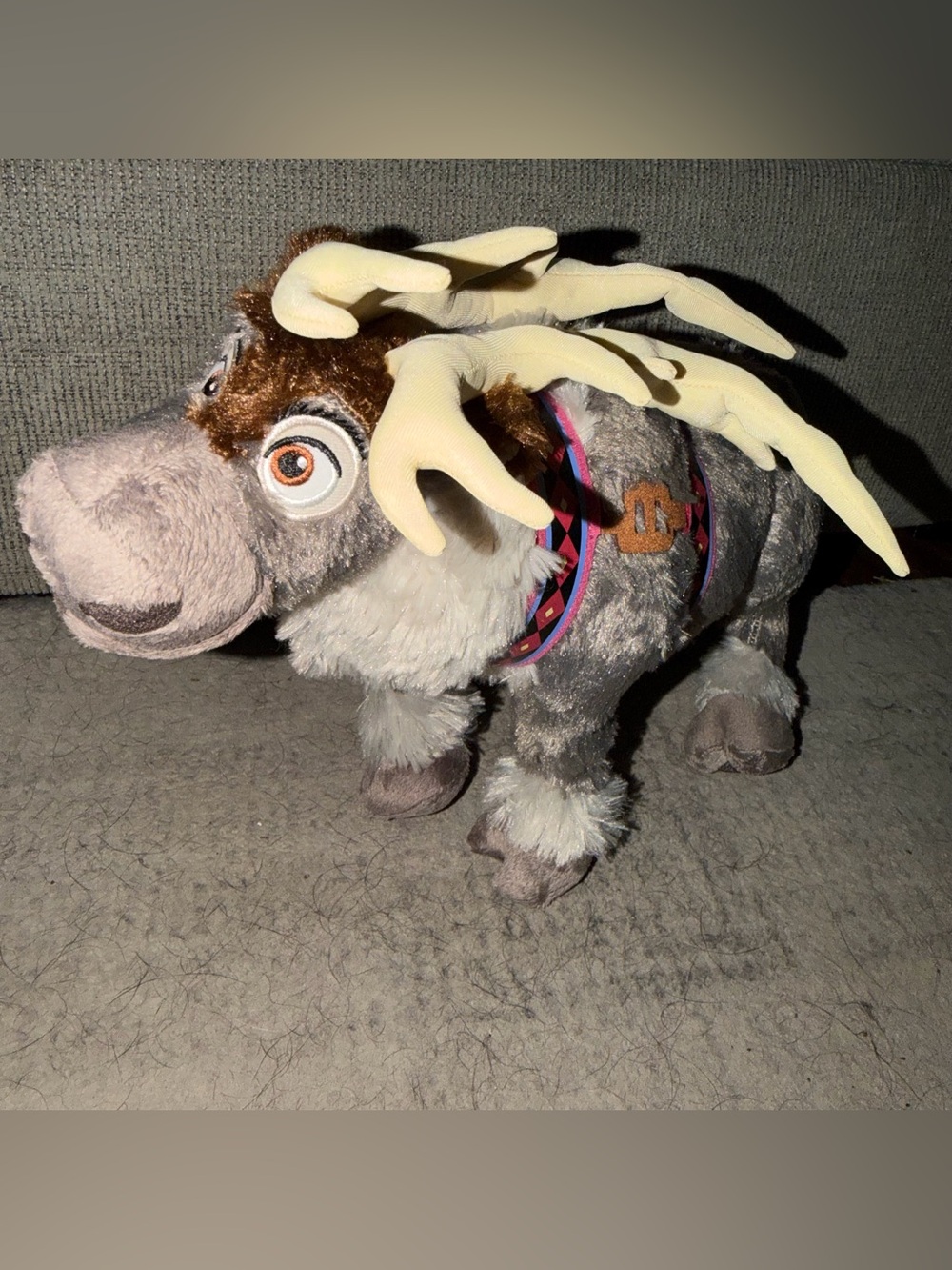 Disney Store Frozen Sven Reindeer Plush Stuffed Animal with Harness